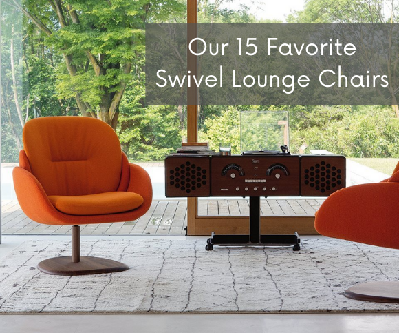 Sitting Pretty: 15 Fabulous Swivel Chairs