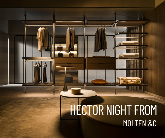 SIMPLY STUNNING: MOLTENI&C HECTOR NIGHT CLOSET SYSTEM BY VINCENT VAN DUYSEN