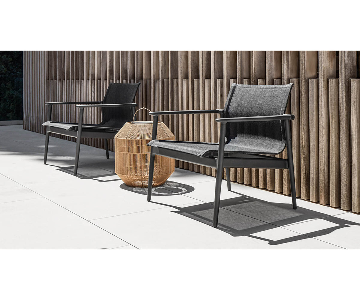 Gloster 180 Stacking Lounge Chairs Outdoors
