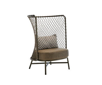 Charme Art. 4384B Highback Lounge Chair Roberti Rattan