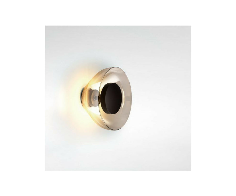  Marset Aura Wall Sconce Ashed Glass