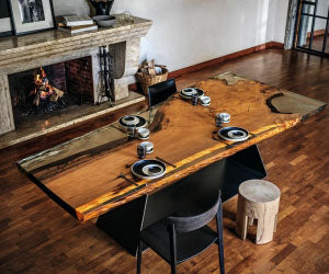 Kauri Bedrock Dining Table Riva 1920