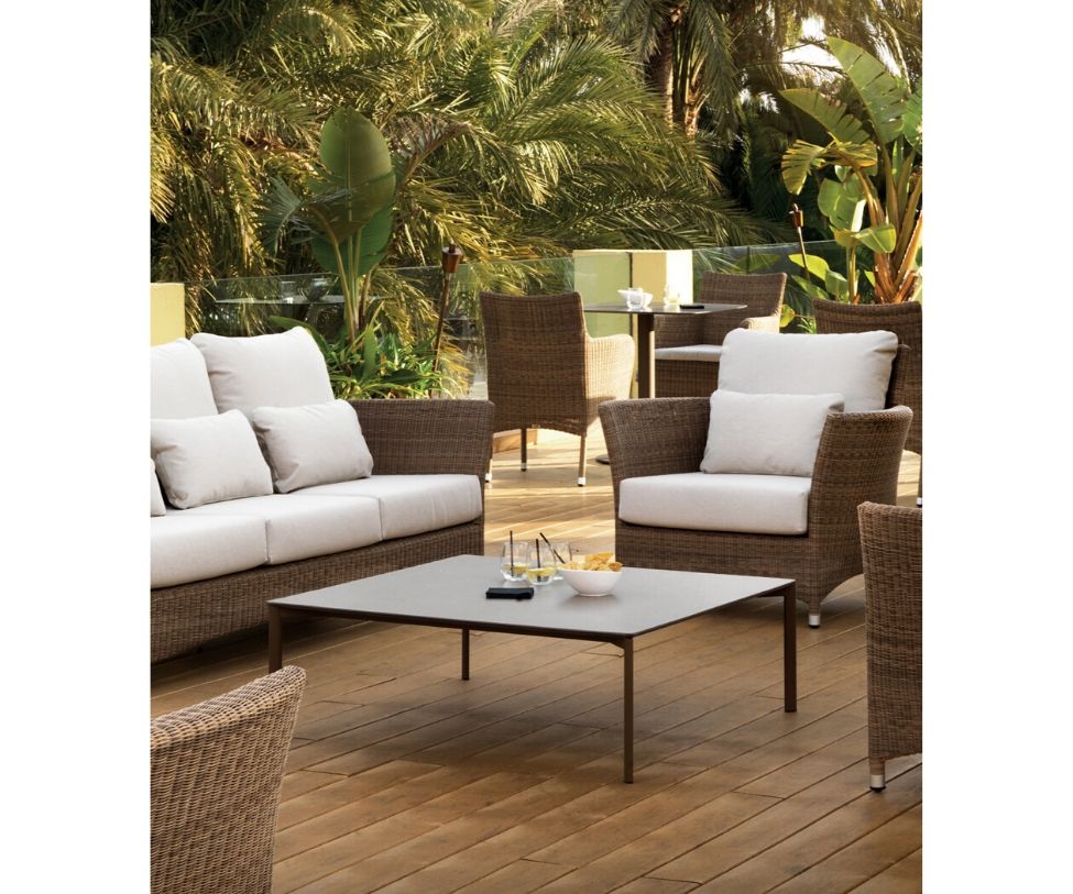 Bare Outdoor Square Coffee Table