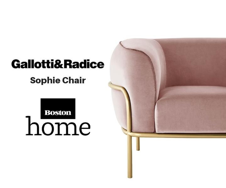 Boston home magazine: sophie chair & ling wall sconce