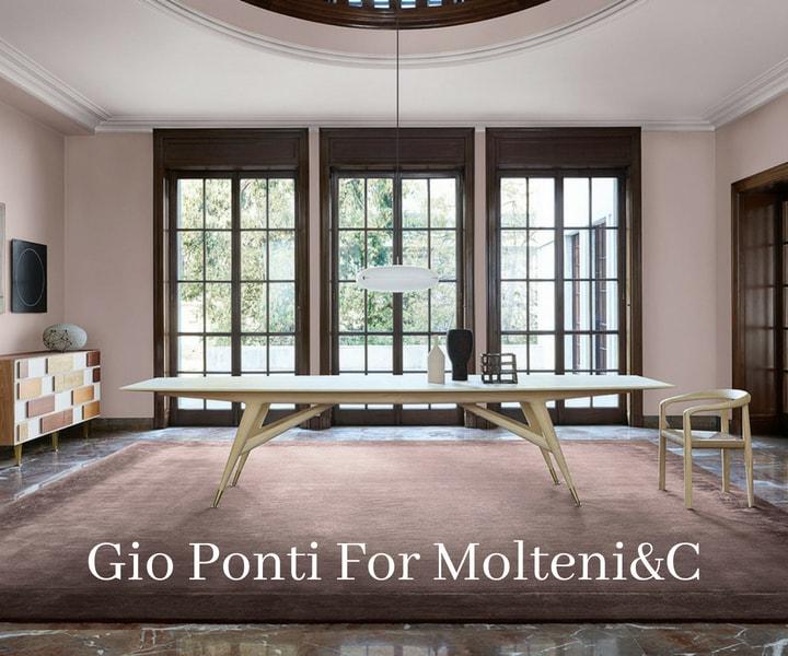 Gio ponti for molteni&c — italian, iconic, and in-demand.