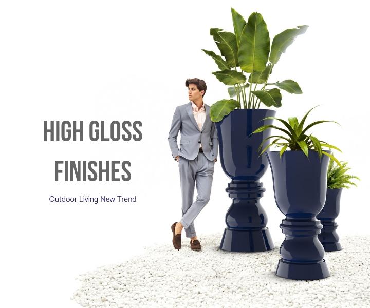 High gloss finishes: what's “in” for outdoor living right now