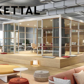 KETTAL PRESENTS OFFICE PAVILIONS AND SPACE DIVIDERS