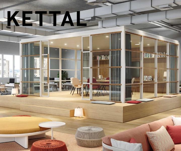 Kettal presents office pavilions and space dividers
