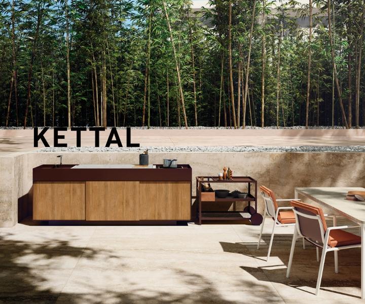 Kettal presents the outdoor kitchen