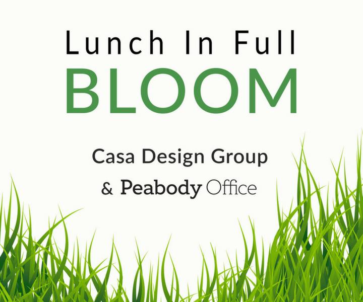 Lunch in full bloom at peabody office