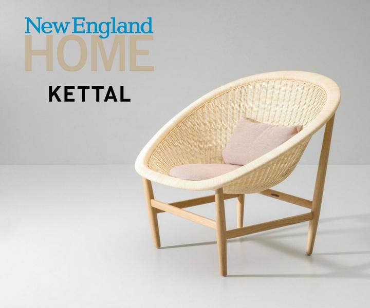 New england home: basket club chair by kettal