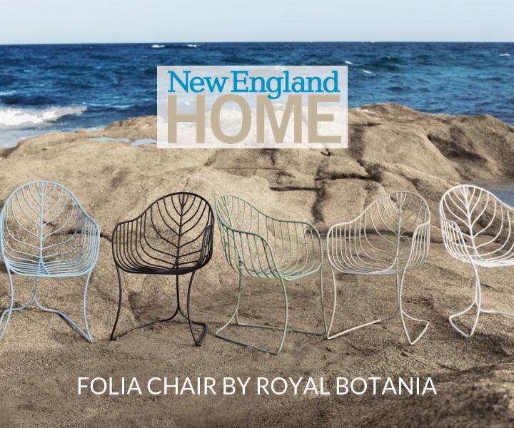 New england home: folia chair by royal botania