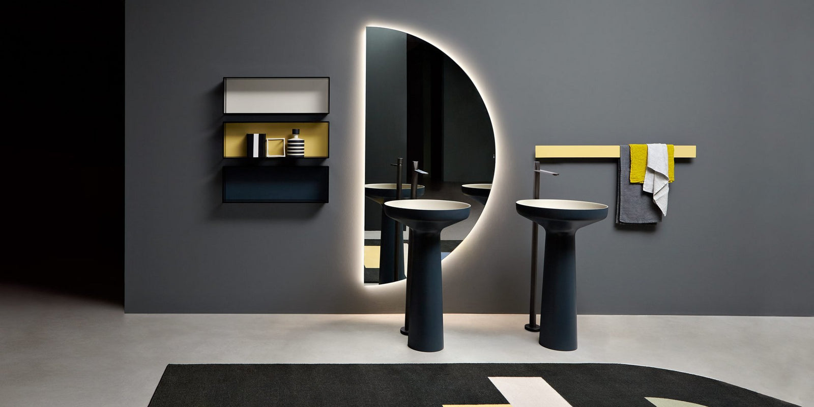 Spicchio Mirror by Antonio Lupi