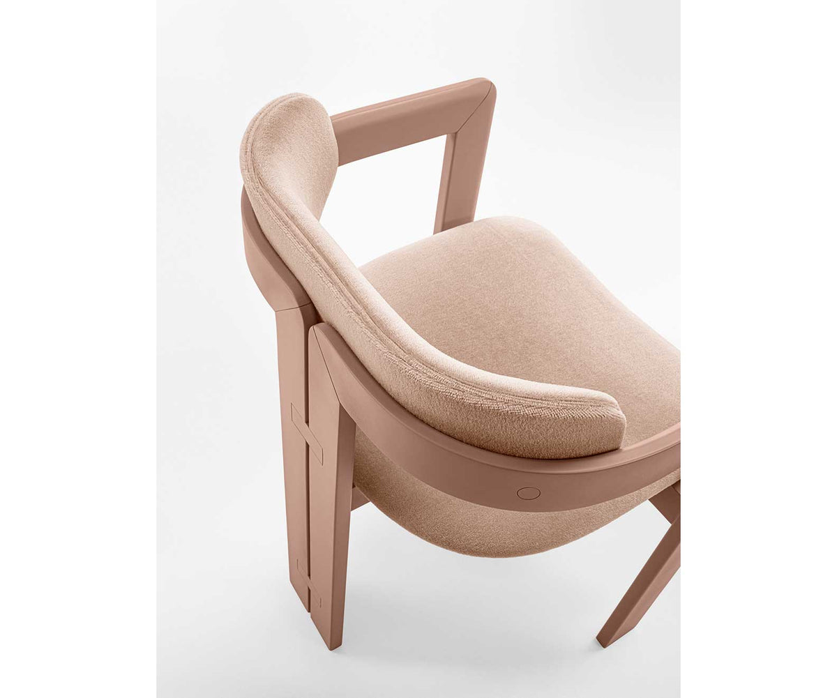 0414-Dining-Chair-Anniverssary-Gallotti-Radice Pink Laquer