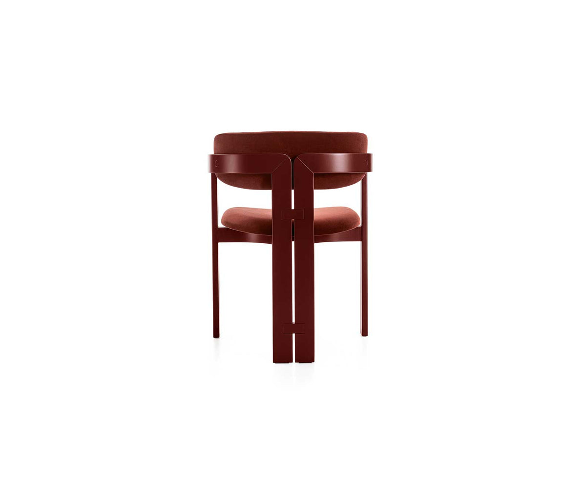 0414-Dining-Chair-Anniverssary-Gallotti-Radice Red Laquer
