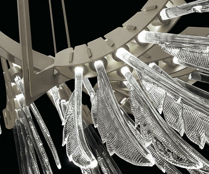 Angel Suspension Lamp Barvovier & Toso