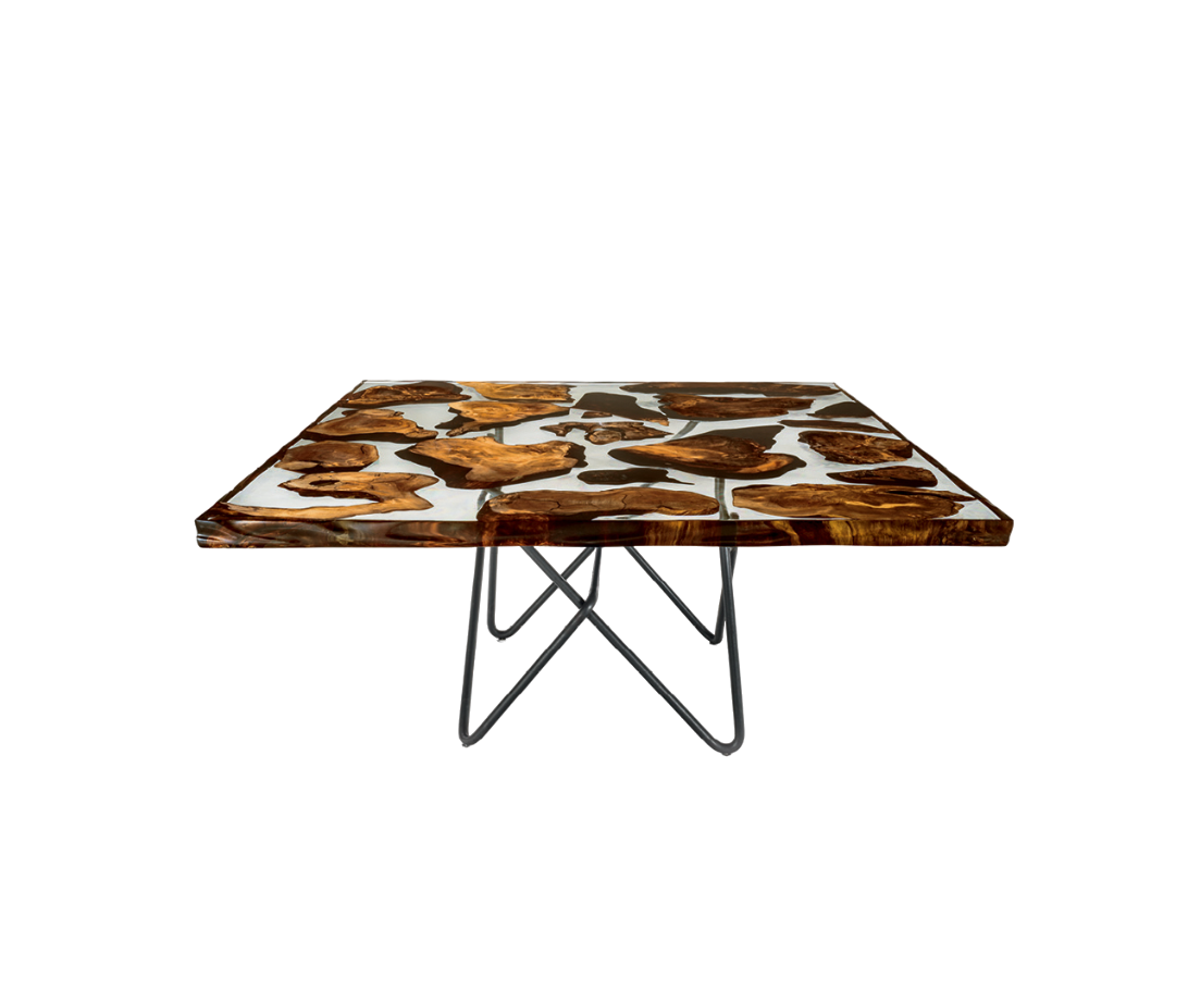 Kauri Earth Square Dining Table Riva 1920