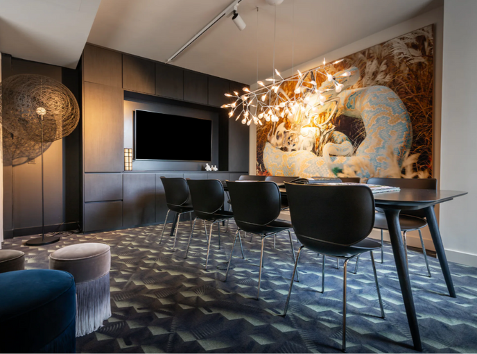 High end Hana Stacking Dining Chair by Moooi Casa Design