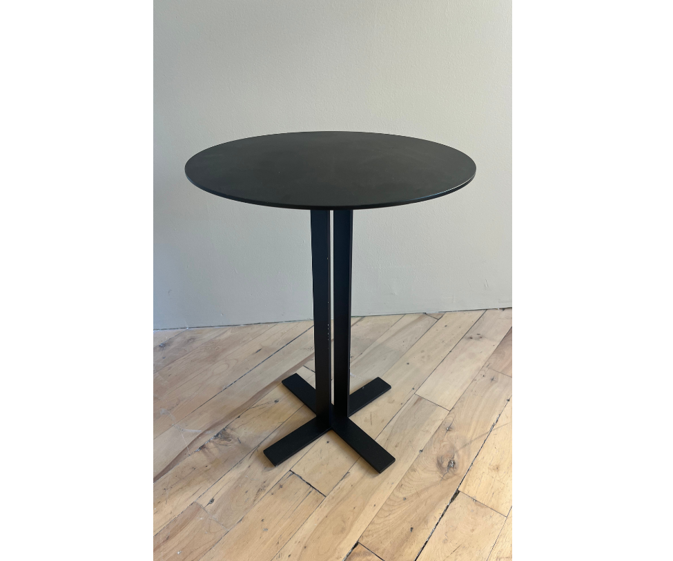 Floor Sample Black Side Table
