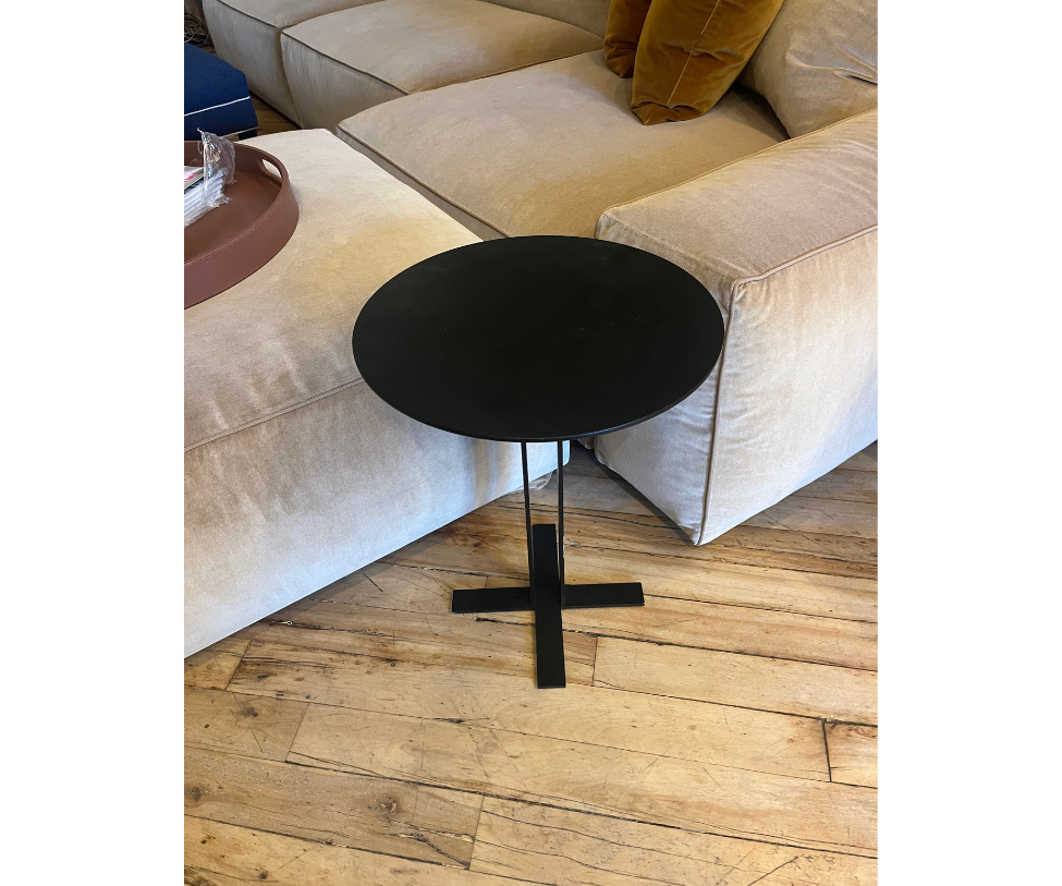Floor Sample Black Side Table