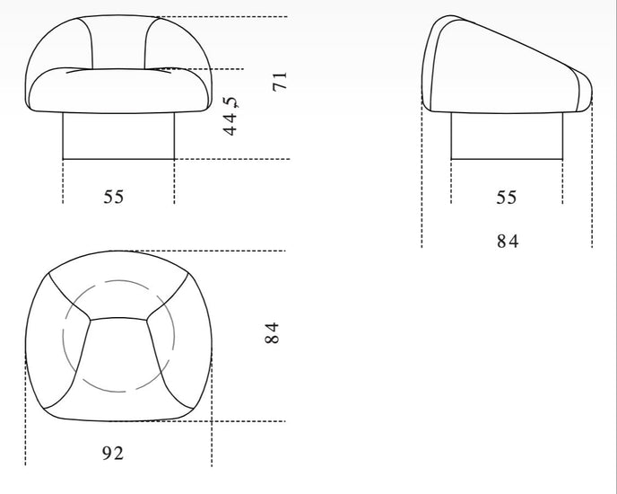 High End Olivia Chair by Gallotti&Radice Casa Design Group