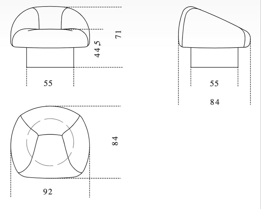 High End Olivia Chair by Gallotti&Radice Casa Design Group