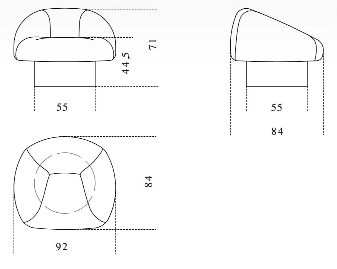 High End Olivia Chair by Gallotti&Radice Casa Design Group