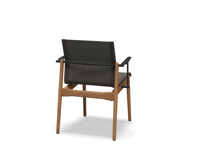 Sway Teak Stacking Dining Chair with Arms Gloster 