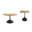 Decant Round & Squared Dining Table Riva 1920