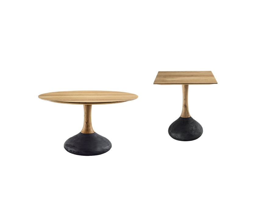 Decant Round & Squared Dining Table Riva 1920