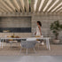 High end Tosca Low Dining Table by Tribù Casa Design