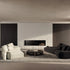 Contemporary modular Dao Soft sofa by Frigerio with elegant upholstered seating