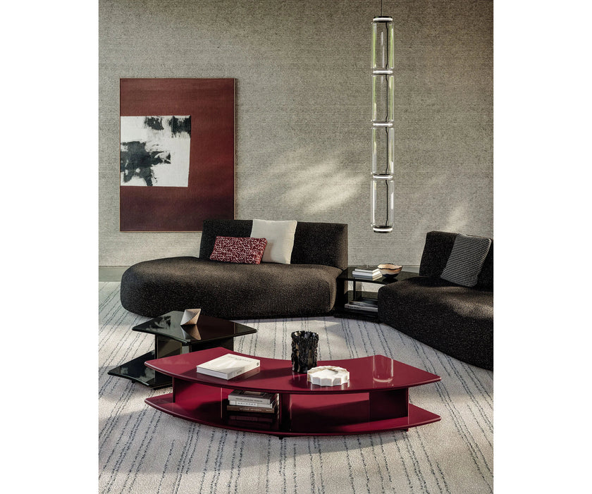 Contemporary modular Dao Soft sofa by Frigerio with elegant upholstered seating