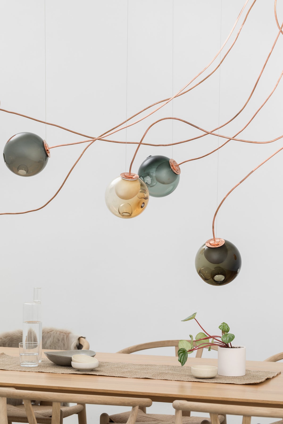 High End 28.13c Copper Suspension by Bocci Casa Design Group