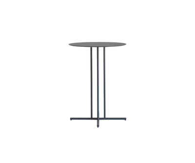 Sleek Graphic Outdoor Round Bar Table by Potocco with Geometric Design | Casa Design Group