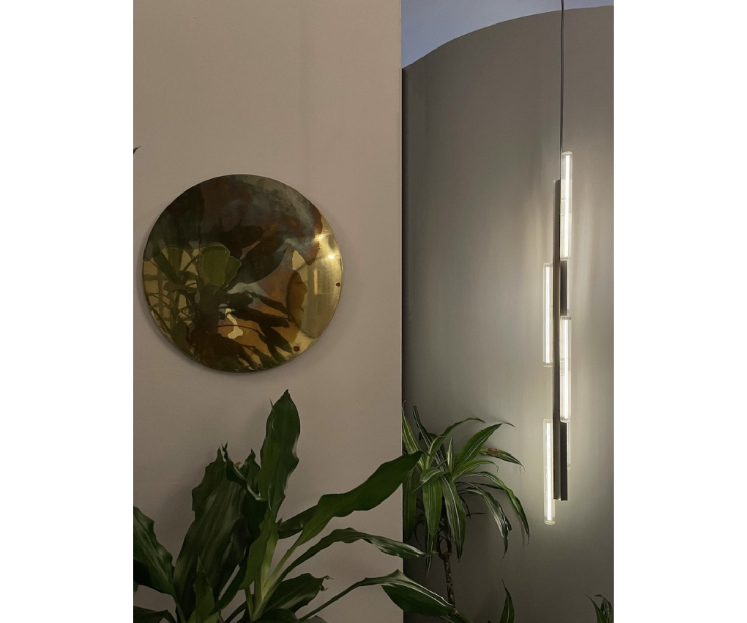 Hail 6 Light Tall Pendant Lee Broom Silver Gold 