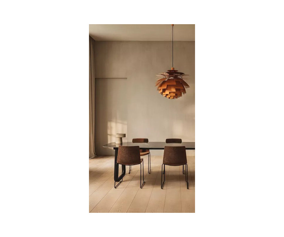 Curve Faux Elyps Outdoor Dining Table Joli