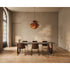 Curve Faux Elyps Outdoor Dining Table Joli