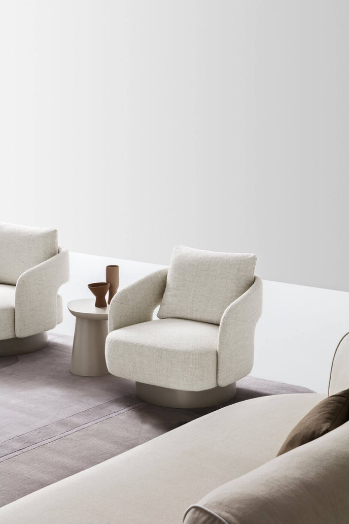 356 Swivel Lounge Armchair by Daniele Lo Scalzo Moscheri for Ditre Italia | Casa Design Group