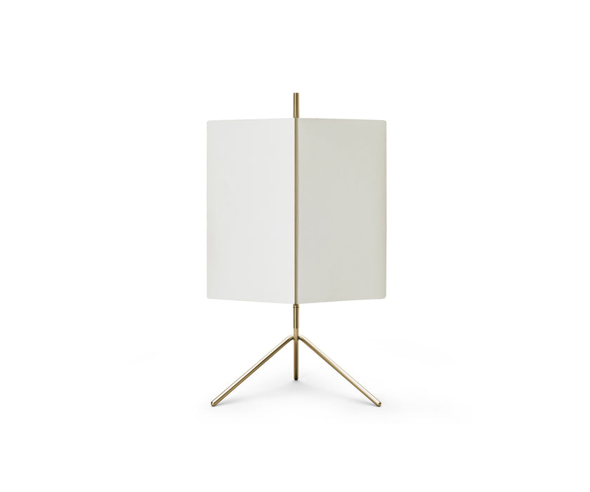 Modern Cassina 3to9 Table Lamp with Fabric Panels and Steel Structure Casa Design Group