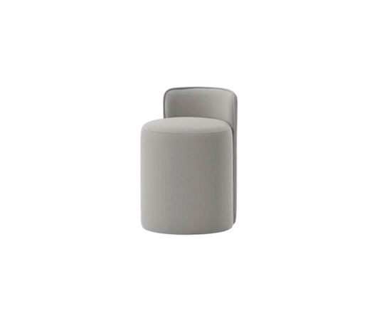 Roll Stool with Backrest Kettal 