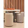 Roll Stool with Backrest Kettal 