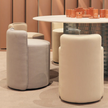 Roll Stool with Backrest Kettal 