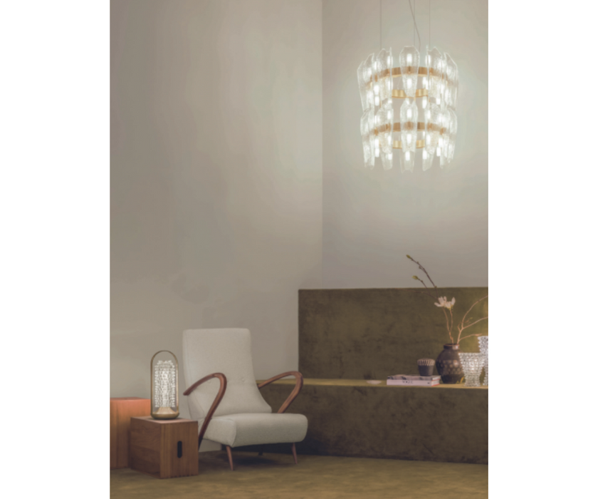 Punk Suspension Lamp Barovier&Toso