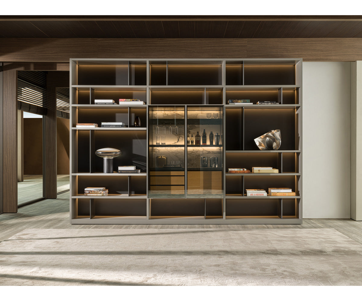 High End 505 Up Shelving and Multimedia System by Molteni&amp;C Casa Design Group