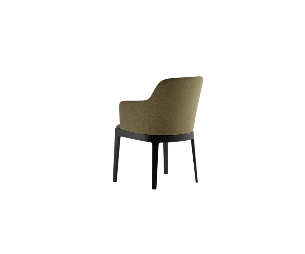 Chelsea Dining Chair Light Brown Canvas Molteni&amp;C Quickship