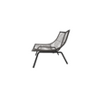 Laze 001 Low Back Lounge Chair Roda