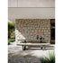 Modern 8teen Outdoor Dining Table with Integrated Benches Casa Design Group
