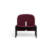 925 Upholstered Lounge Chair by Cassina with an upholstered seat and solid ash wood frame.