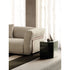 Frigerio Adrian Rug with contrasting band design in wool and botanical silk for contemporary interiors Casa Design Group
